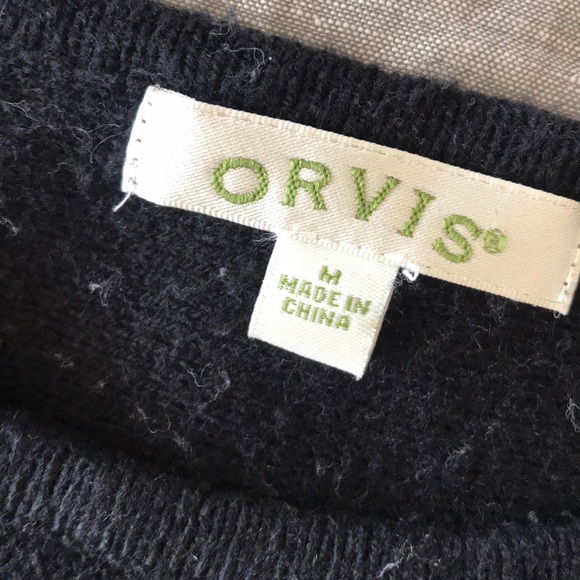 Orvis black sweater vest - Picture 3 of 4